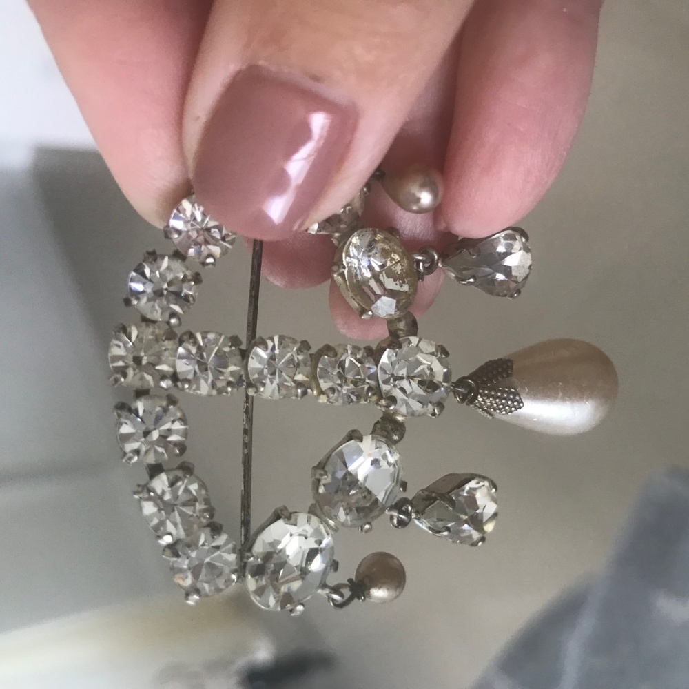 Art Deco paste brooch/pin